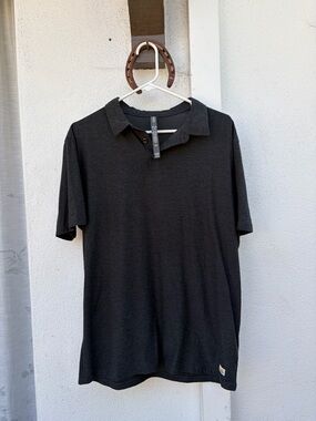 Men's Grey Vuori Strato Tech Polo Shirt (Large)